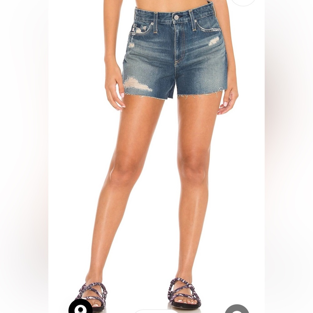 AG Alexxis Shorts  High Rise Wedgie  SHORTS Blue Wash size 31 NWOT